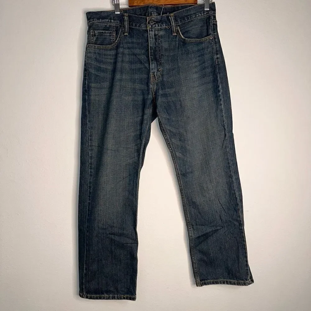 Levi’s Men’s 33 Retro Midwash Solid Denim Vintage Casual Bluejeans‎